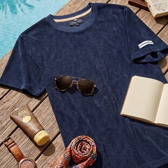 T-shirt en éponge