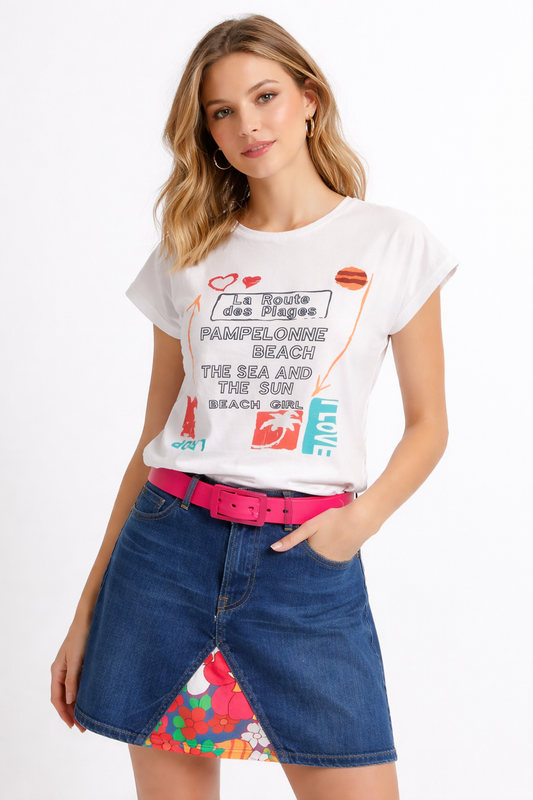 T-Shirt Femme - La Route des Plages - Edition France